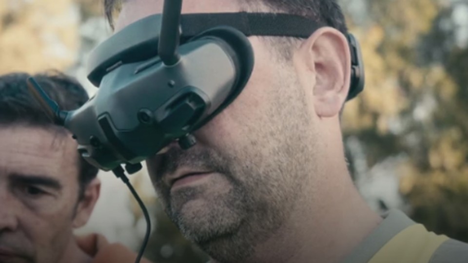 Simulacro de emergencia con drones